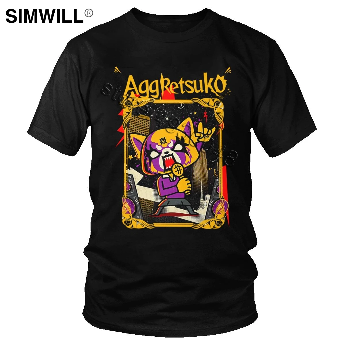 Aggressive Retsuko T Shirt Men Cotton Japanese Manga Aggretsuko T-Shirt Short Sleeve O-neck Tshirt Handsome Karaoke Kala Tee Top 
Aggressive Retsuko T Shirt Men Cotton Japanese Manga Aggretsuko T-Shirt Short Sleeve O-neck Tshirt Handsome Karaoke Kala Tee Top