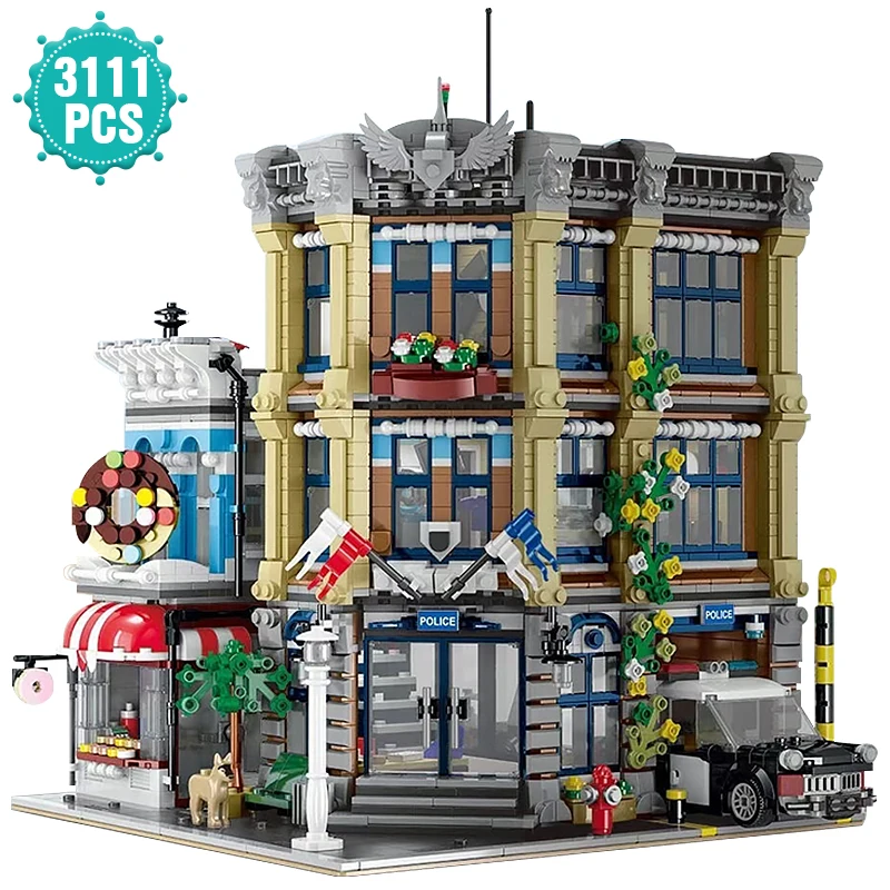 High-tech Creator Police Station Architecture Model Building Blocks Street View House Bricks Assembly Toys Gift For Children
High-tech Creator Police Station Architecture Model Building Blocks Street View House Bricks Assembly Toys Gift For Children