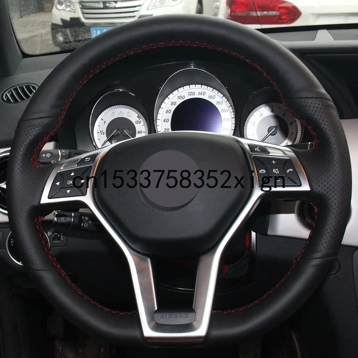 DIY Genuine Leather Auto Suede Steering Wheel Cover For Mercedes Benz C350 C300 /CLA250 /E250 /GLA45 AMG /SL550 Accessories
DIY Genuine Leather Auto Suede Steering Wheel Cover For Mercedes Benz C350 C300 /CLA250 /E250 /GLA45 AMG /SL550 Accessories