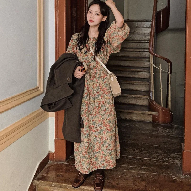 Spring New Women's off-Shoulder Elegant Floral Dress Long Dress Underdress A- line Skirt fafa_ootd
Spring New Women's off-Shoulder Elegant Floral Dress Long Dress Underdress A- line Skirt fafa_ootd