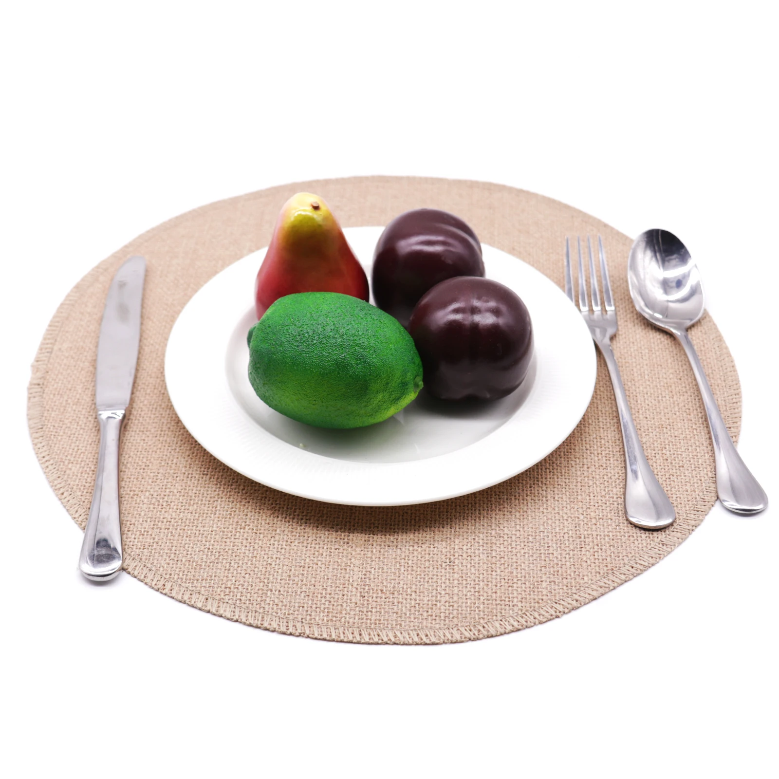 1pcs Round Weave Burlap Placemat Table Mats Dining Napkin Pads Non-Slip Heat Resistant Coaster Cushion Kitchen Party Decors
1pcs Round Weave Burlap Placemat Table Mats Dining Napkin Pads Non-Slip Heat Resistant Coaster Cushion Kitchen Party Decors