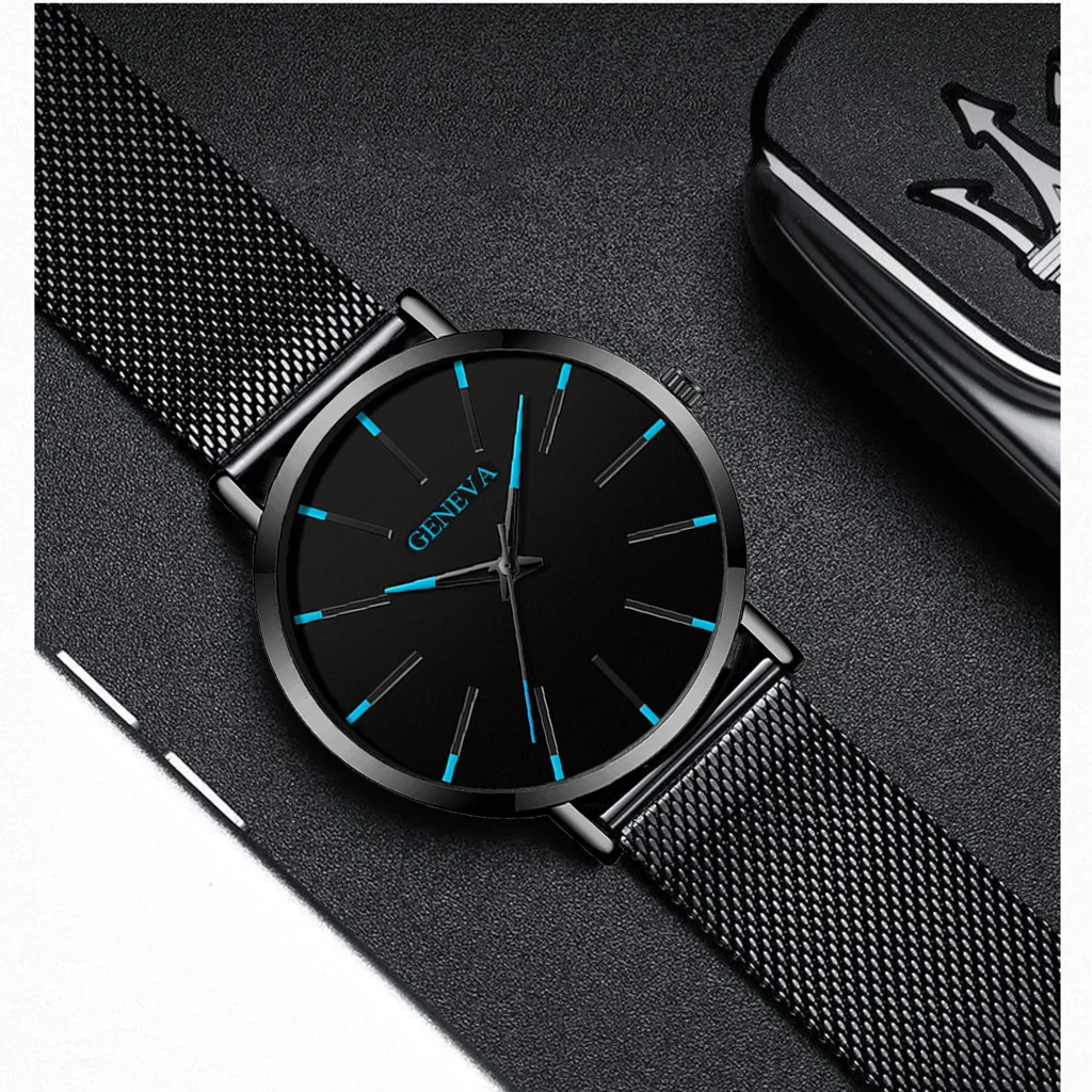 2021 new Geneva watch casual Korean version of simple personality watch fashion mesh belt quartz watch foreign trade men's watch
2021 new Geneva watch casual Korean version of simple personality watch fashion mesh belt quartz watch foreign trade men's watch
