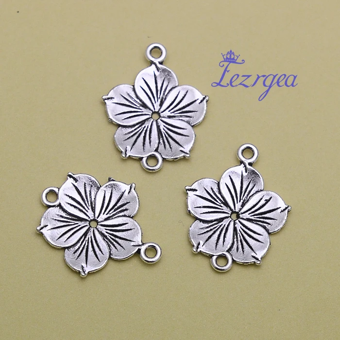 30pcs/lot--26x21mm, flower chams,Antique silver plated flower connector charms,DIY supplies,Jewelry accessories
30pcs/lot--26x21mm, flower chams,Antique silver plated flower connector charms,DIY supplies,Jewelry accessories