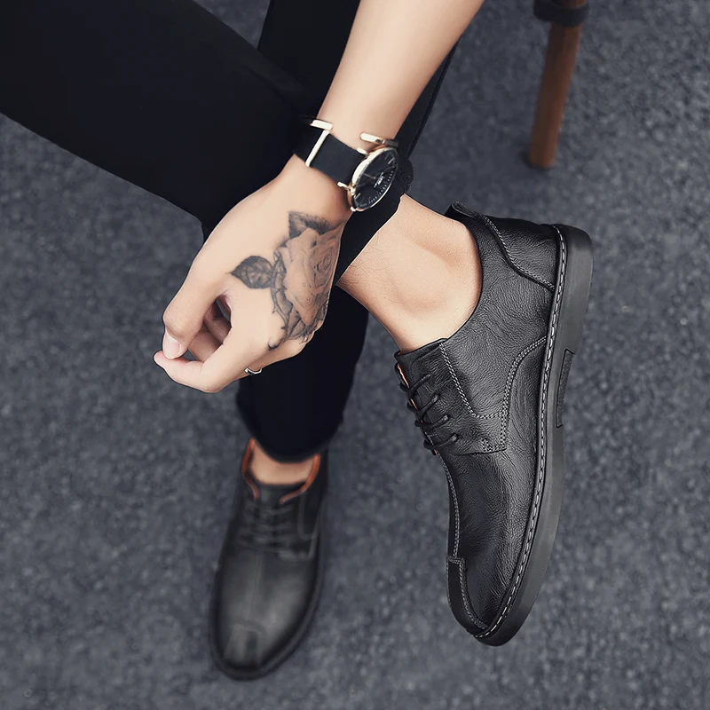 Sneakers Breathable Breathable Sneakers Leather Casual Shoes Men 2020 Sneaker Sapato For Zapatos Hombre Cuero Informales De
Sneakers Breathable Breathable Sneakers Leather Casual Shoes Men 2020 Sneaker Sapato For Zapatos Hombre Cuero Informales De