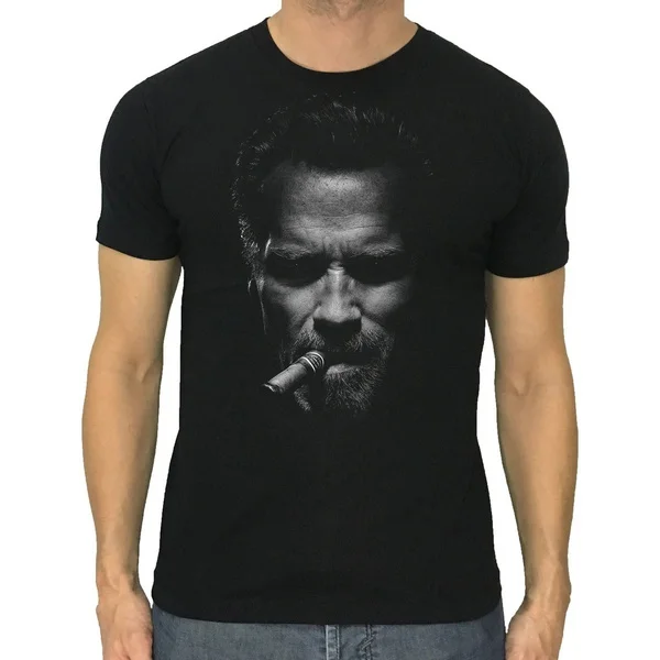 

Arnold Schwarzenegger T-shirt New Men Cigar Fitness Bodybuilding Shirt Sleeve Men T Shirts Fashion