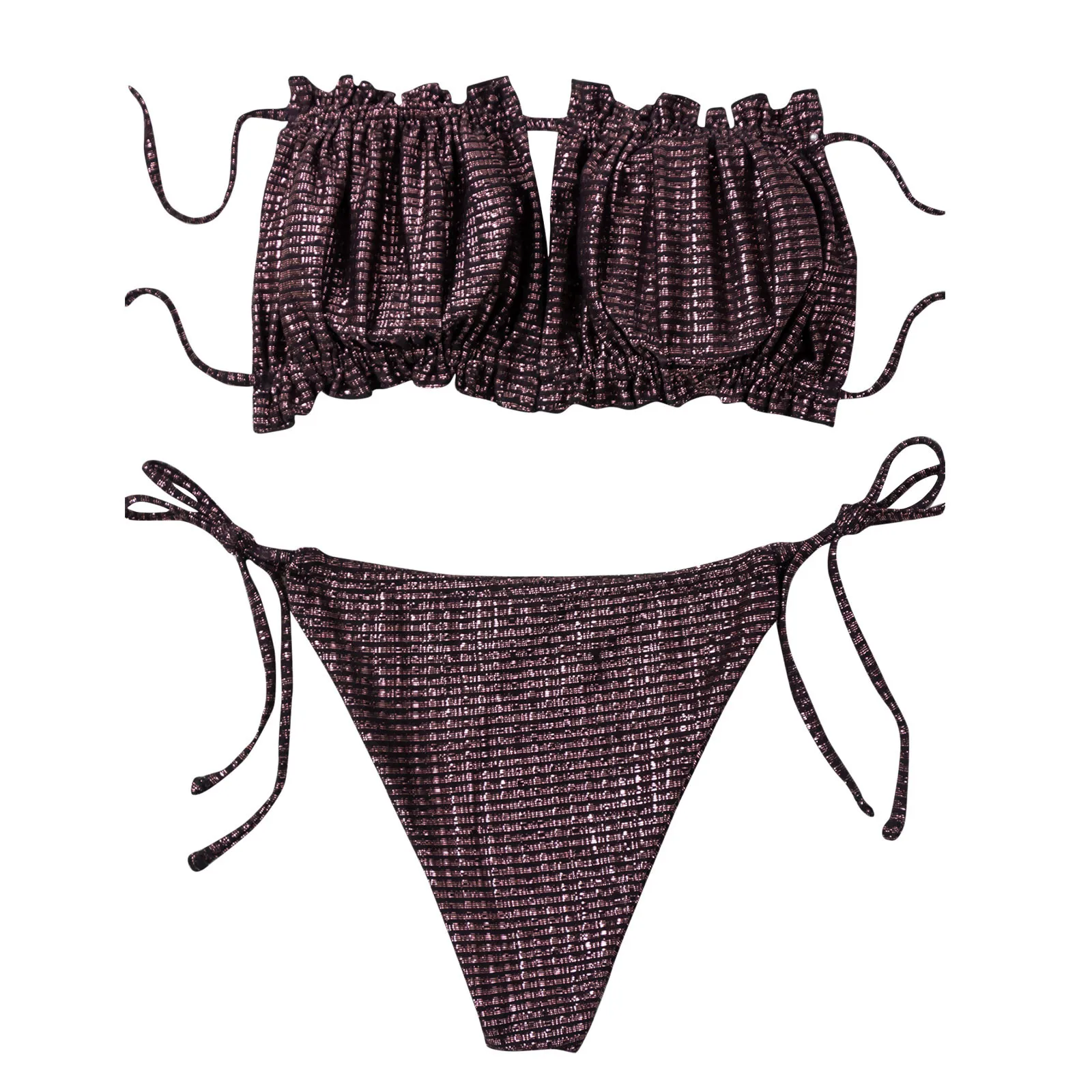 Split Metal Wire Fabric Swimsuit Breast Wrap Women's Sexy Bikini Push-Up Brazilian Swimwear Bikini Bathing Suit Bikini Beachwear
Split Metal Wire Fabric Swimsuit Breast Wrap Women's Sexy Bikini Push-Up Brazilian Swimwear Bikini Bathing Suit Bikini Beachwear