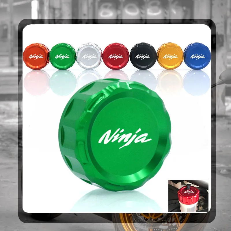 For KAWASAKI NINJA 300 250 H2R 250SL NINJA300 ABS NINJA250 Motorcycle CNC Aluminum Rear Brake Reservoir Cover Caps
For KAWASAKI NINJA 300 250 H2R 250SL NINJA300 ABS NINJA250 Motorcycle CNC Aluminum Rear Brake Reservoir Cover Caps