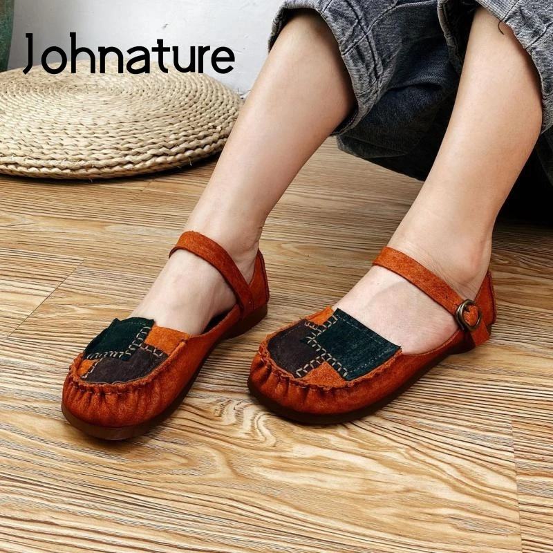 Женские босоножки из натуральной кожи Johnature, в стиле ретро на плоской подошве, с пряжкой, сандалии ручной работы, разные цвета, 2022
Женские босоножки из натуральной кожи Johnature, в стиле ретро на плоской подошве, с пряжкой, сандалии ручной работы, разные цвета, 2022
