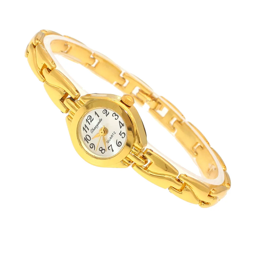 Новые золотые женские часы браслет Mujer Golden Relojes с небольшим циферблатом кварцевые