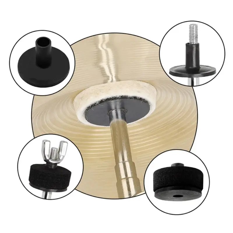 10pcs Drum Cymbal Sleeves Plastic Drum Set Cymbal Stands Replacement with Flange
10pcs Drum Cymbal Sleeves Plastic Drum Set Cymbal Stands Replacement with Flange