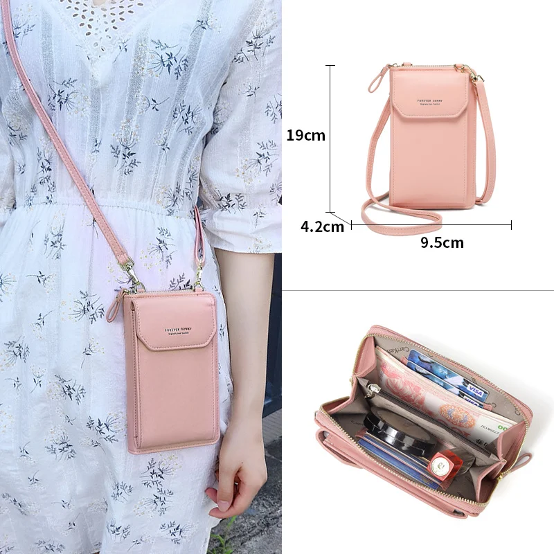 New Women Mini Small Handbag Female Long Purse Coin Cell PU Leather Phone Bags Lady Messenger Bag Clutch Crossbody Shoulder Bag
New Women Mini Small Handbag Female Long Purse Coin Cell PU Leather Phone Bags Lady Messenger Bag Clutch Crossbody Shoulder Bag
