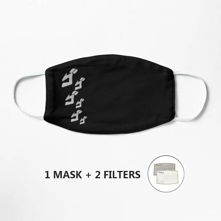 JoJo Kanji (Menacing) (Black) Mask Unisex Reusable Washable Facemask Half Face Mouth Funny Face Protect Filter
JoJo Kanji (Menacing) (Black) Mask Unisex Reusable Washable Facemask Half Face Mouth Funny Face Protect Filter