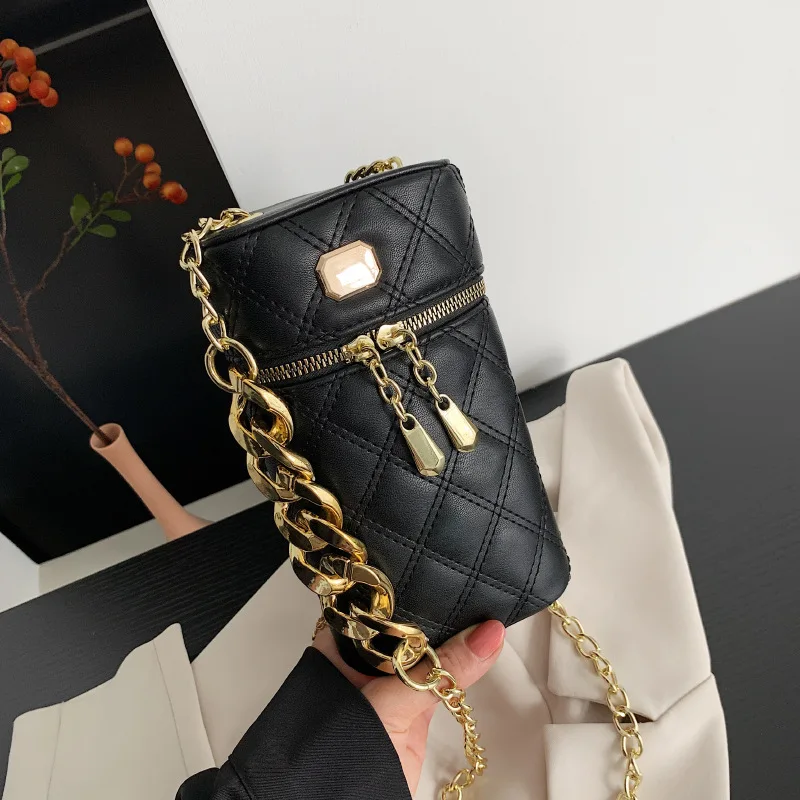 Luxury Designer Plaid Youth Mini Zipper Bag Chain Strap Women Crossbody Phone Bag Ladies Shoulder Bag Female Leather Purse 2021
Luxury Designer Plaid Youth Mini Zipper Bag Chain Strap Women Crossbody Phone Bag Ladies Shoulder Bag Female Leather Purse 2021