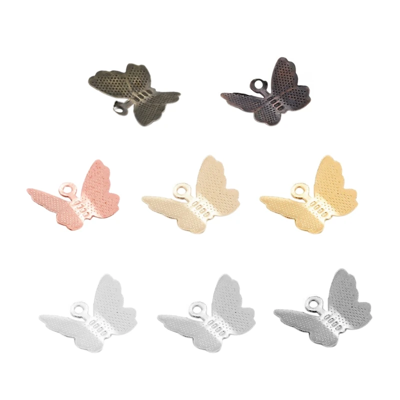 100 Pieces/Set Multi-color Butterfly Charms DIY Bracelet Necklace Bracelets Pendant with Loop for Jewelry Making Finding
100 Pieces/Set Multi-color Butterfly Charms DIY Bracelet Necklace Bracelets Pendant with Loop for Jewelry Making Finding