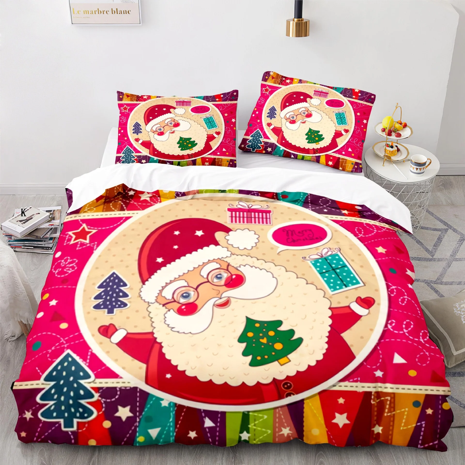 Santa Claus Bedding Set For Kids Christmas Decorations Comforter Duvet Cover Quilt And Pillowcase Bed Linen Bedroom Bedclothes
Santa Claus Bedding Set For Kids Christmas Decorations Comforter Duvet Cover Quilt And Pillowcase Bed Linen Bedroom Bedclothes