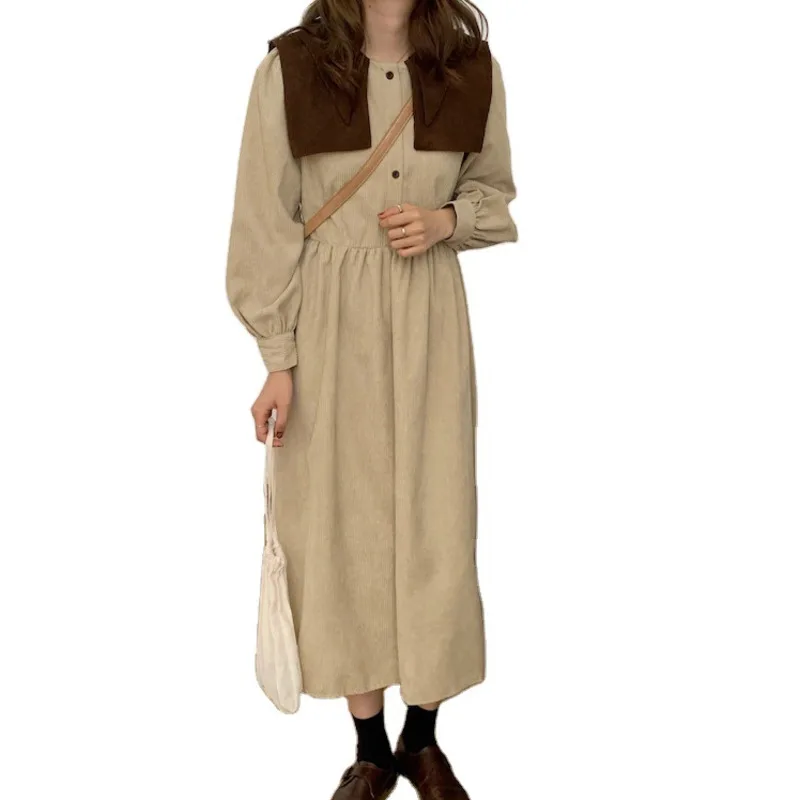 LANMREM Loose Dresses 2021 Spring And Autumn New Style Retro All-match Long Dress With Button Female Fashion Tide 2D1284
LANMREM Loose Dresses 2021 Spring And Autumn New Style Retro All-match Long Dress With Button Female Fashion Tide 2D1284