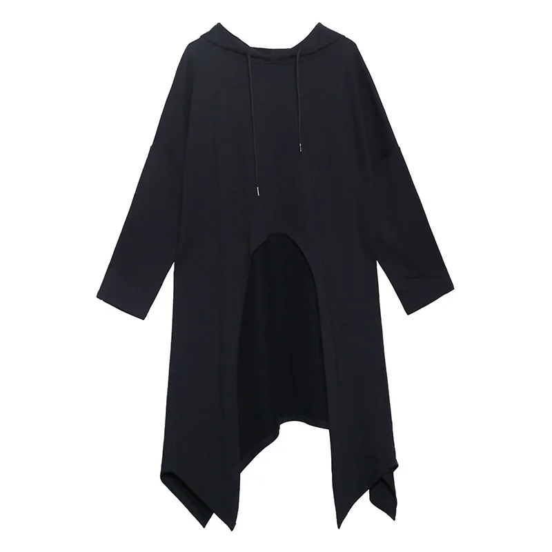 Big Size Women's Hooded Sweatshirt 2021 Spring Autumn Long-sleeved T-shirt Top Black Oversize Sweatshirt Korean Tops
Big Size Women's Hooded Sweatshirt 2021 Spring Autumn Long-sleeved T-shirt Top Black Oversize Sweatshirt Korean Tops