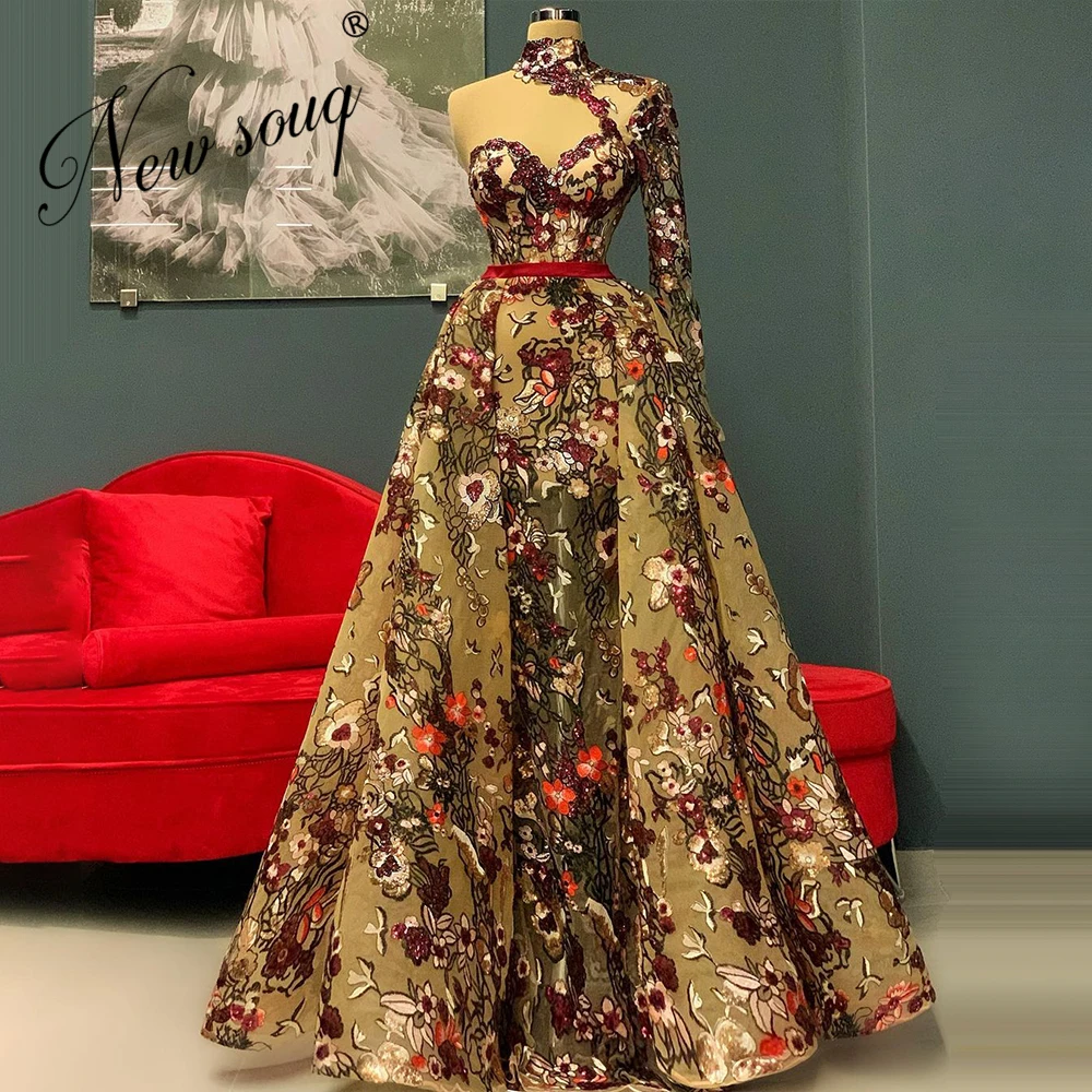 Dubai Design Single Sleeves Evening Dresses Elegant 3D Flower Women Party Gowns Celebrity Dress 2021 Robe De Soiree Arabic Prom
Dubai Design Single Sleeves Evening Dresses Elegant 3D Flower Women Party Gowns Celebrity Dress 2021 Robe De Soiree Arabic Prom