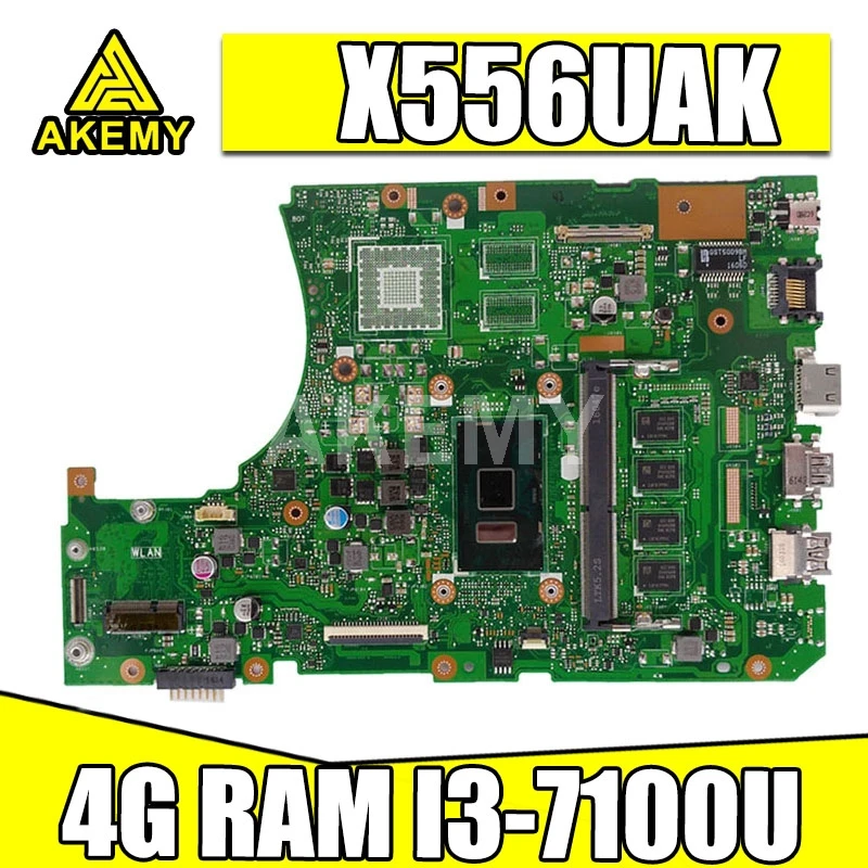 X556UAK 4G/I3-7100U (V2G)Mainboard For Asus X556U X556UJ X556UV X556UAM X556UA Motherboard 90NB09S0-R00140
X556UAK 4G/I3-7100U (V2G)Mainboard For Asus X556U X556UJ X556UV X556UAM X556UA Motherboard 90NB09S0-R00140