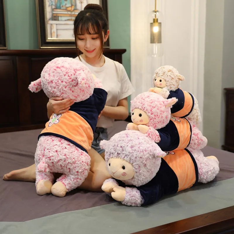 High Quality Lovely Sheep Plush Toys Stuffed Cute Goat Animals Doll Soft Pillow for Kids Birthday Gift
High Quality Lovely Sheep Plush Toys Stuffed Cute Goat Animals Doll Soft Pillow for Kids Birthday Gift