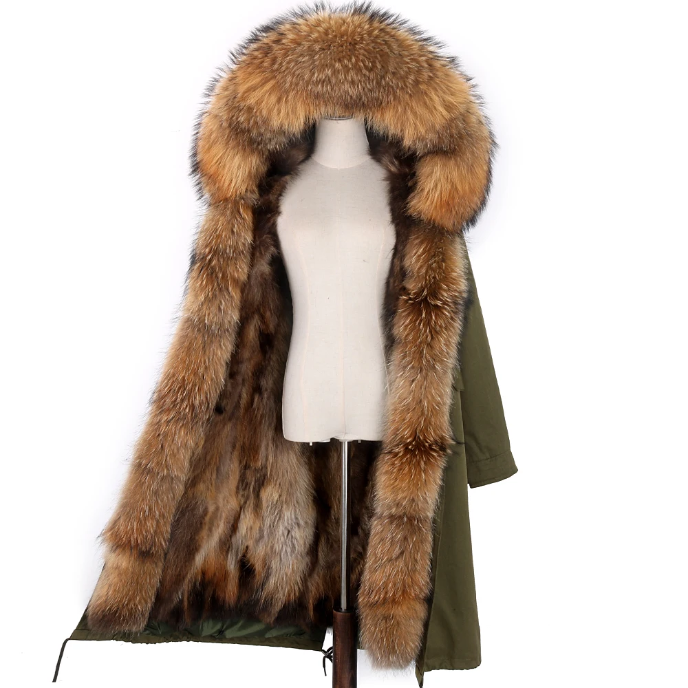 7XL Women Real Fox Fur Coat Winter Jacket Natural Fox Fur Liner Raccoon Fur Collar Hood Waterproof Parkas 7XL Oversized
7XL Women Real Fox Fur Coat Winter Jacket Natural Fox Fur Liner Raccoon Fur Collar Hood Waterproof Parkas 7XL Oversized