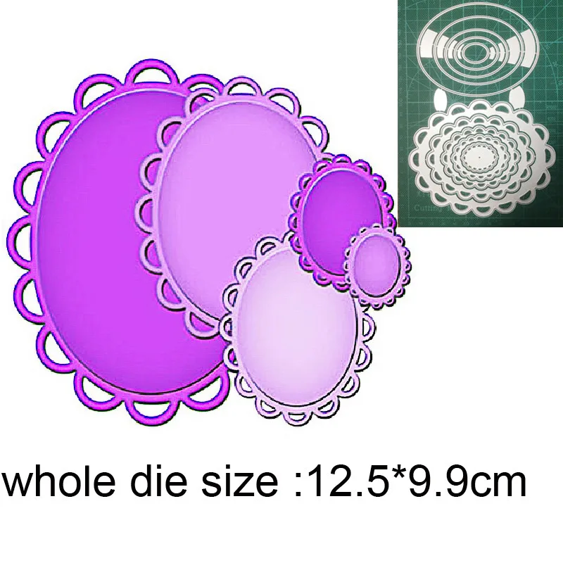 2021 New Metal Dies Lace Circle Frame Cutting Dies DIY Scrapbooking Paper Craft dies Embossing Die Cut Card Making Stencils dies
2021 New Metal Dies Lace Circle Frame Cutting Dies DIY Scrapbooking Paper Craft dies Embossing Die Cut Card Making Stencils dies
