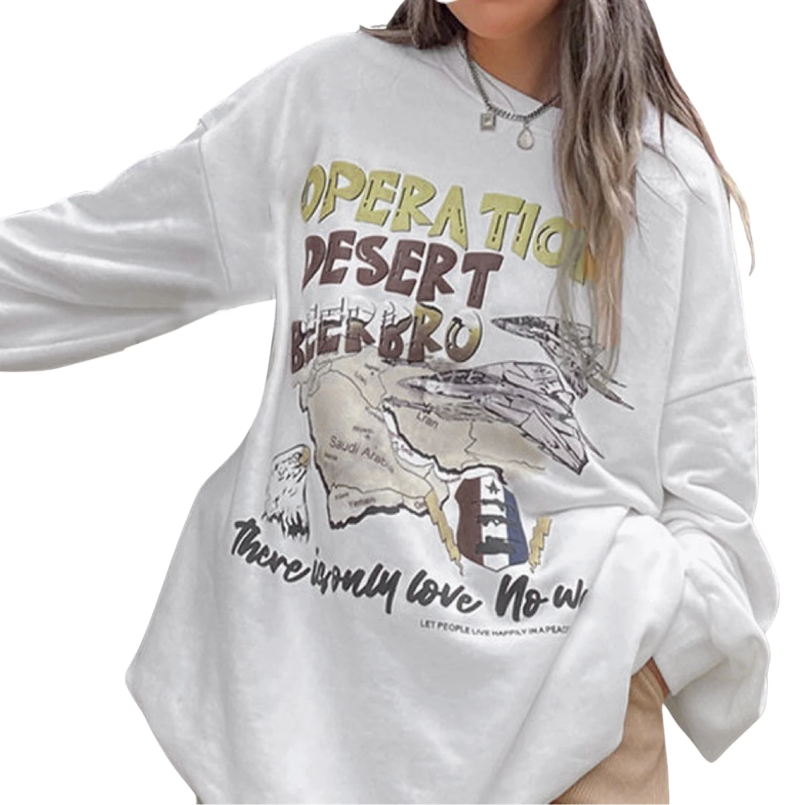 Female Fashion Elegant Hoodies Floral Print Round Neck Long Sleeve Loose T Shirt Tops Women Spring Autumn Sweatshirts
Female Fashion Elegant Hoodies Floral Print Round Neck Long Sleeve Loose T Shirt Tops Women Spring Autumn Sweatshirts