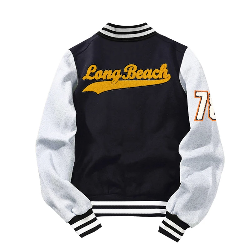 2021 New Arrival Sale Baseball Uniform Coat Fleece Cotton Letter Preppy Style Single Breasted Bomber Jacket Brand Clothing Men
2021 New Arrival Sale Baseball Uniform Coat Fleece Cotton Letter Preppy Style Single Breasted Bomber Jacket Brand Clothing Men