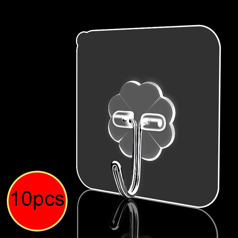 10pcs Wall Hook Hanger Transparent Strong Self Adhesive Door Wall Hangers Hooks Suction Heavy Load Kitchen Bathroom Sticking
10pcs Wall Hook Hanger Transparent Strong Self Adhesive Door Wall Hangers Hooks Suction Heavy Load Kitchen Bathroom Sticking