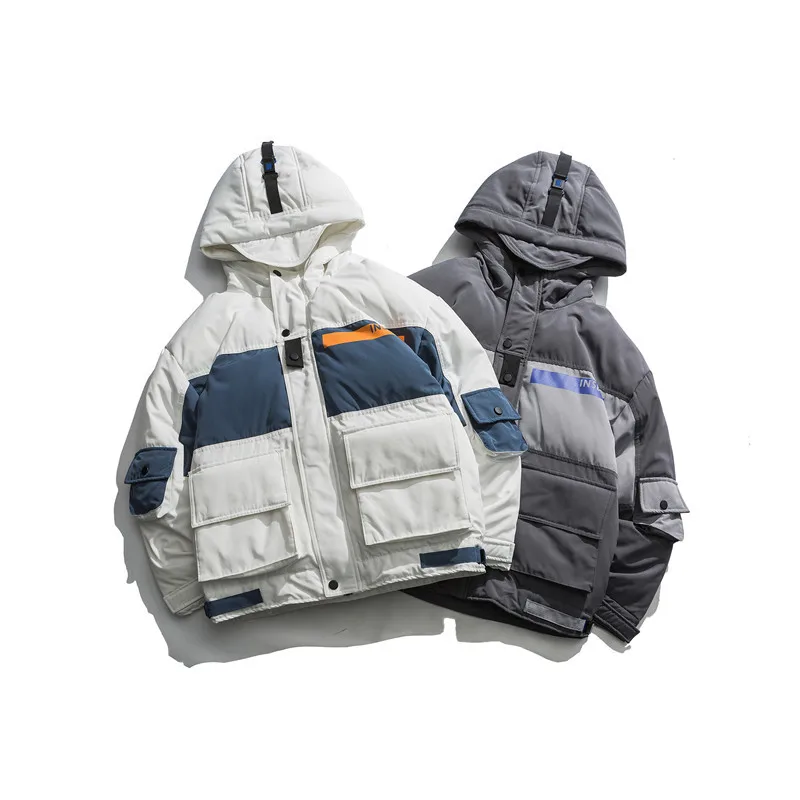Winter thickening casual cotton clothing men's Japanese hooded cotton bf wind color matching trend wild shirt men
Winter thickening casual cotton clothing men's Japanese hooded cotton bf wind color matching trend wild shirt men