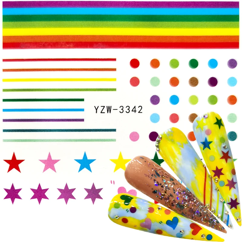 1 PC Nail Stars/Dots / lines Stickers Glitter Shiny Decoration Decal DIY Transfer Adhesive Colorful Nail Art Tips Manicure
1 PC Nail Stars/Dots / lines Stickers Glitter Shiny Decoration Decal DIY Transfer Adhesive Colorful Nail Art Tips Manicure