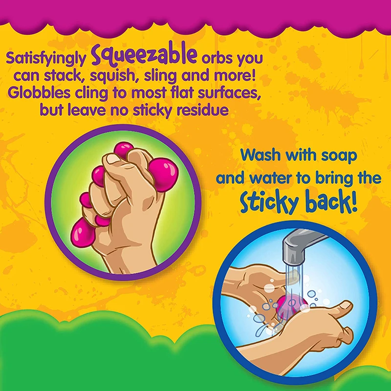 3ct Globbles Magic Happy Sticky Ball 1/2/3/4/5PCS Globbles Vent Ball, Strong Viscosity and Can Washable, Fidget Toy for Kids
3ct Globbles Magic Happy Sticky Ball 1/2/3/4/5PCS Globbles Vent Ball, Strong Viscosity and Can Washable, Fidget Toy for Kids