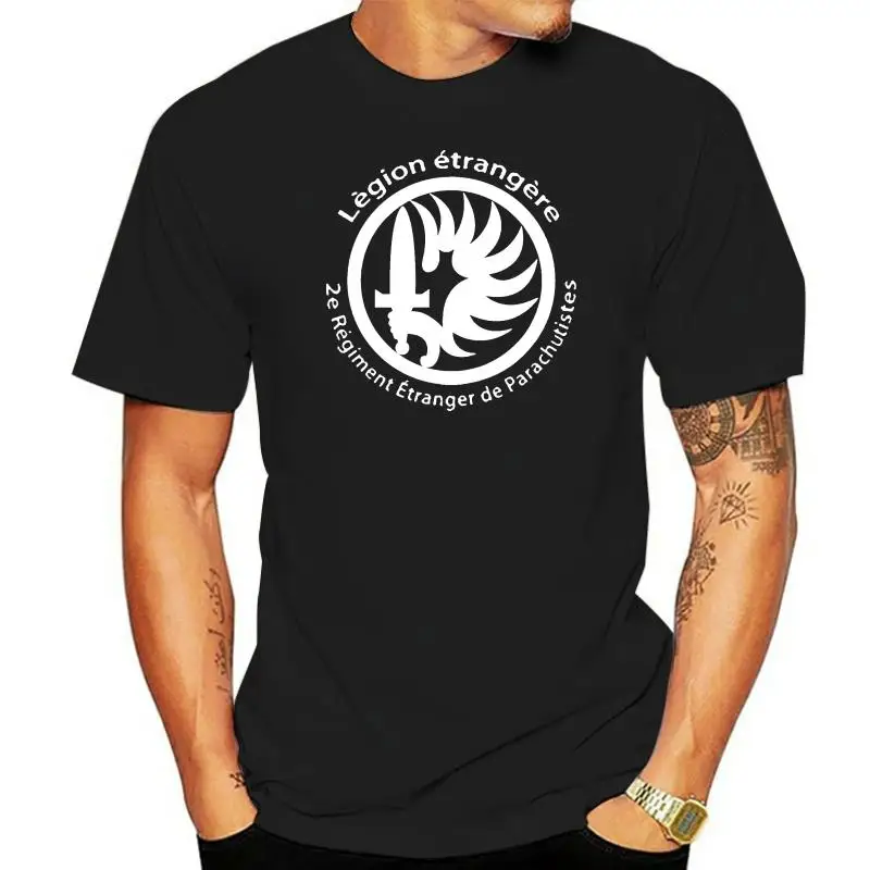 

2019 Summer Fashion Men O-Neck T Shirt Inspired Legion Etrangere Special Forces World War Army Black Design T Shirt