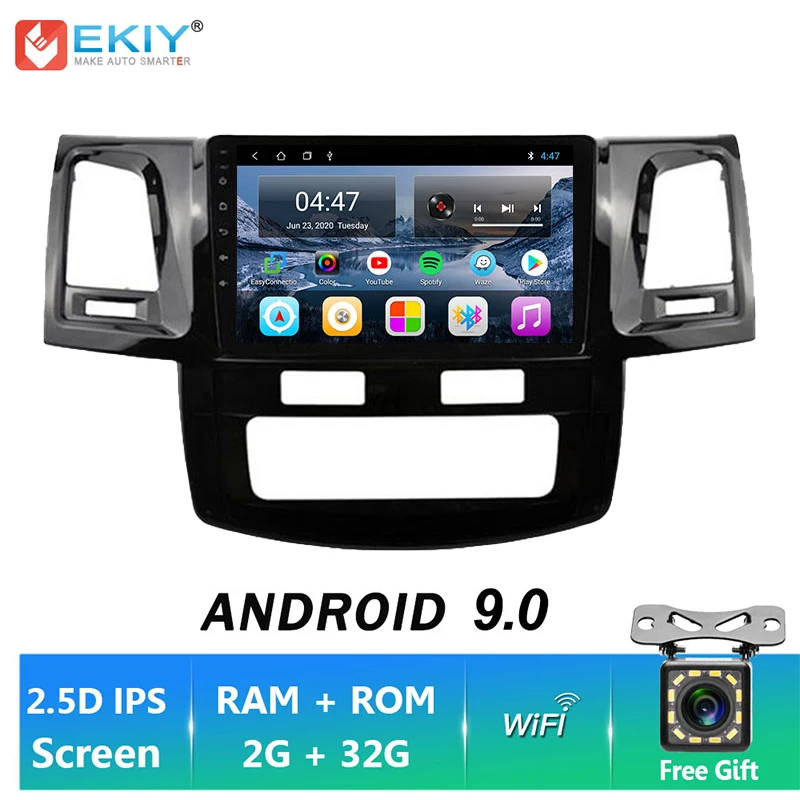 EKIY Android 9.0 Car GPS For Toyota Fortuner AN50 AN60 HILUX Revo Vigo 2008-2014 Naviagation Stereo Radio 2 DIN no DVD Player
EKIY Android 9.0 Car GPS For Toyota Fortuner AN50 AN60 HILUX Revo Vigo 2008-2014 Naviagation Stereo Radio 2 DIN no DVD Player