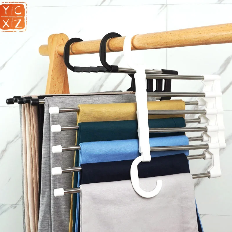 Bathroom Towel Hangers Closet Organizer Pant Clothes Stand Rack Cloth Hanger Multi-functional Wardrobe Stainless Steel 5 in 1
Bathroom Towel Hangers Closet Organizer Pant Clothes Stand Rack Cloth Hanger Multi-functional Wardrobe Stainless Steel 5 in 1