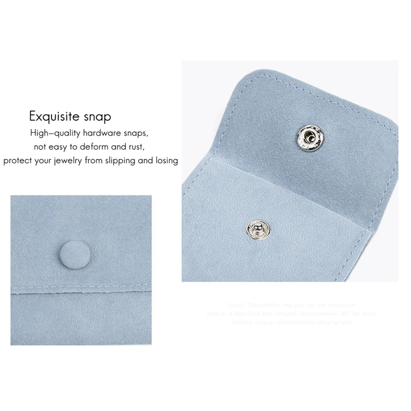 Jewelry Bag Purse Velvet Bag Snap Button Bag Thick and Delicate Velvet Ring Necklace Jewelry Storage Bag
Jewelry Bag Purse Velvet Bag Snap Button Bag Thick and Delicate Velvet Ring Necklace Jewelry Storage Bag