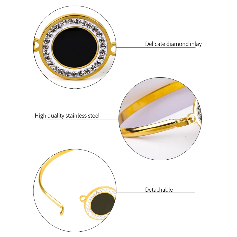 11 Styles Stainless Steel Bracelet Crystal Bracelet Gold Charm Love Bracelet Jewelry Gift Bangles For Women Valentine's Day
11 Styles Stainless Steel Bracelet Crystal Bracelet Gold Charm Love Bracelet Jewelry Gift Bangles For Women Valentine's Day