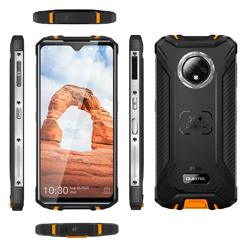 Защищенный мобильный телефон OUKITEL WP8 Pro Android 10 4 ГБ 64 5000 мАч NFC IP68 дисплей 6 49 дюйма