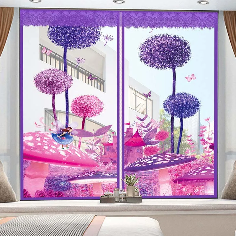 Embroidery Purple Dandelion Zipper Window Curtain Home Indoor Bathroom Bedroom Kitchen Anti-Mosquito Fly Inset Summer Mesh Net
Embroidery Purple Dandelion Zipper Window Curtain Home Indoor Bathroom Bedroom Kitchen Anti-Mosquito Fly Inset Summer Mesh Net