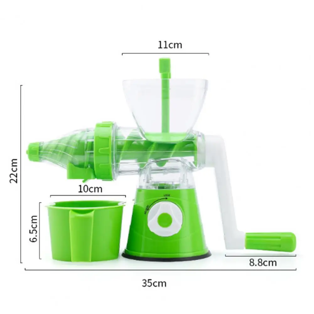 1 Set Multi-purpose Juicer Maximum Juice PP Slower Manual Juicer for Kitchen 
1 Set Multi-purpose Juicer Maximum Juice PP Slower Manual Juicer for Kitchen