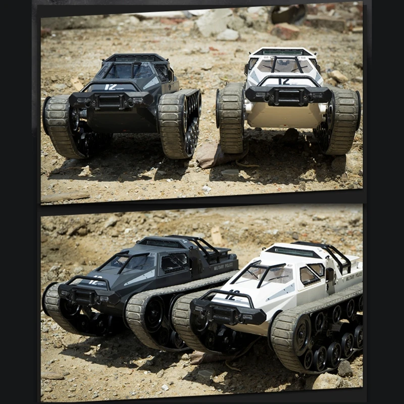 1/12 2.4GHz 360 Sturdy Degree Rotation Drifting RC Military Vehicle Toy Tank Stunt Car Outdoor Game RC Battle Track Crawler
1/12 2.4GHz 360 Sturdy Degree Rotation Drifting RC Military Vehicle Toy Tank Stunt Car Outdoor Game RC Battle Track Crawler