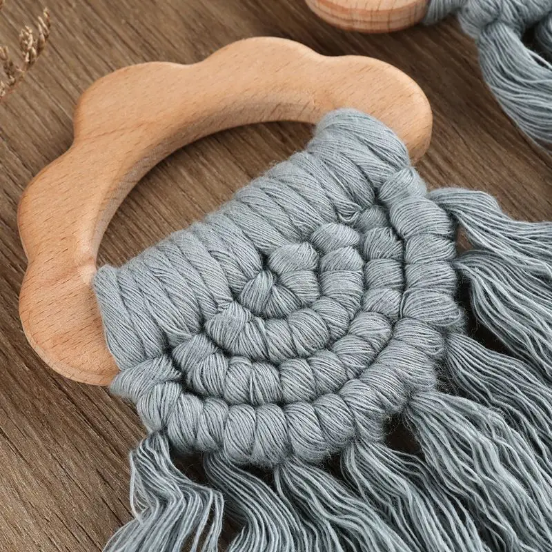 Vintage Baby Cloud Shape Wooden Teether Eco-Friendly Organic Wood Rattle Ring Chewable Infant Teething Toys
Vintage Baby Cloud Shape Wooden Teether Eco-Friendly Organic Wood Rattle Ring Chewable Infant Teething Toys