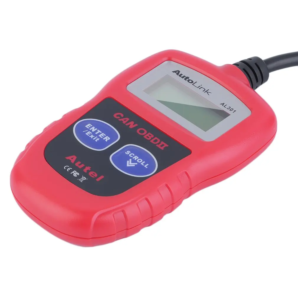 AL301 AutoLink OBDII/CAN Code Reader Eraser Diagnostic Tool Car Auto Tool
AL301 AutoLink OBDII/CAN Code Reader Eraser Diagnostic Tool Car Auto Tool
