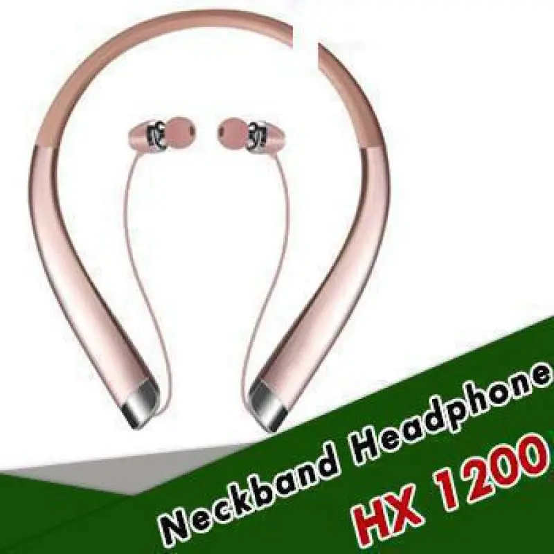 

HX1200 Bluetooth Wireless Headphones HX 1200 CSR 4.1 Neckband Sports Earphones Headsets with Mic For Lg PK HX1100 HBS900