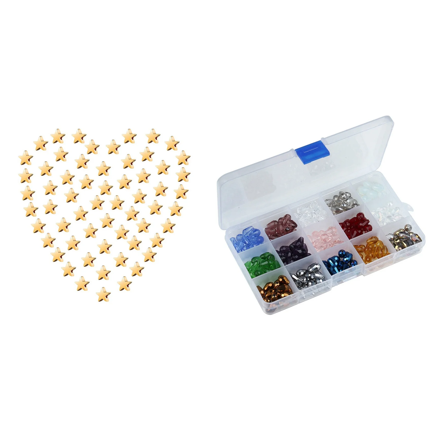 100 Pieces Star Shape Spacer Beads Star Shape Jewelry Beads (Gold) & 1set Bead Kit Natural Stone Bead Set
100 Pieces Star Shape Spacer Beads Star Shape Jewelry Beads (Gold) & 1set Bead Kit Natural Stone Bead Set