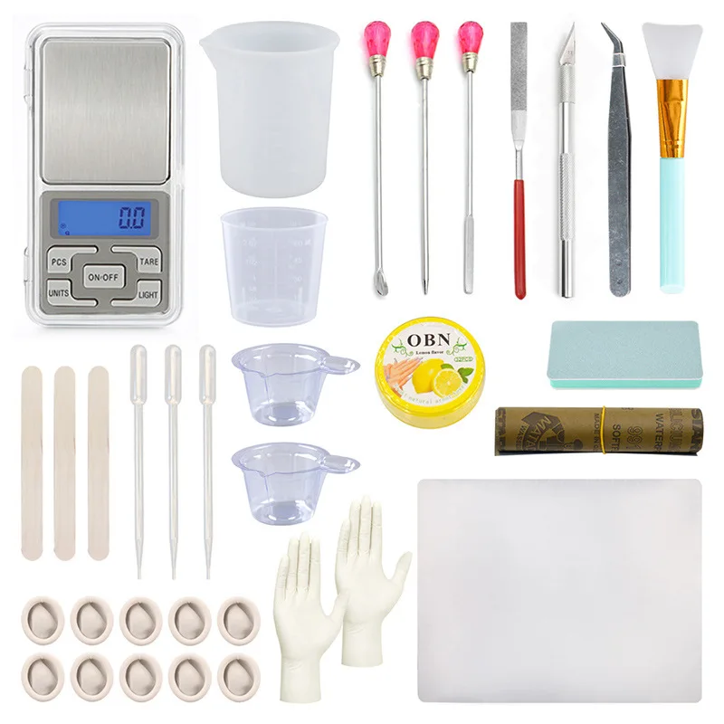 Epoxy Resin Jewelry Making Tools Silicone Mat Plastic Beaker Hand Dril Wood Stick Disposable Cup Eye Dropper Finger Cot
Epoxy Resin Jewelry Making Tools Silicone Mat Plastic Beaker Hand Dril Wood Stick Disposable Cup Eye Dropper Finger Cot