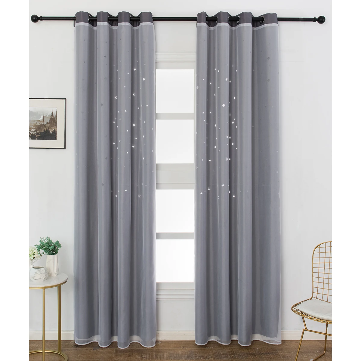 Double-Layer Tulle Yarn Window Curtain Solid Colour Stars Curtain For Kid Bedroom Blackout Drapes Living Room Curtain Home Decor
Double-Layer Tulle Yarn Window Curtain Solid Colour Stars Curtain For Kid Bedroom Blackout Drapes Living Room Curtain Home Decor
