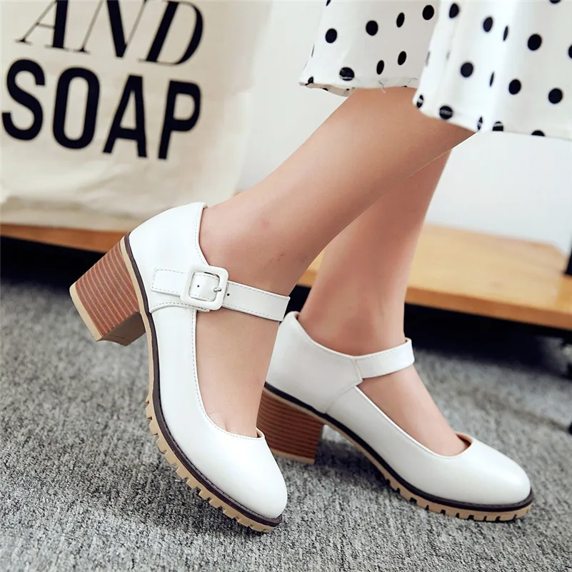 Meotina High Heels Women Pumps Buckle Square High Heel Mary Janes Shoes Fashion Round Toe Party Shoes Female 2020 Big Size 34-43
Meotina High Heels Women Pumps Buckle Square High Heel Mary Janes Shoes Fashion Round Toe Party Shoes Female 2020 Big Size 34-43