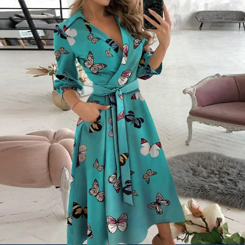 2021 New Loose Long Sleeve Shirt Dress 2021 Fashion Womens Vintage Solid Color Print Dresses OL Office Sexy Party Long Vestidos
2021 New Loose Long Sleeve Shirt Dress 2021 Fashion Womens Vintage Solid Color Print Dresses OL Office Sexy Party Long Vestidos