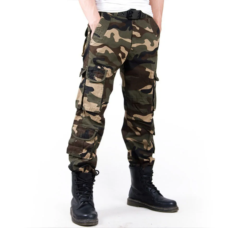 Fashion Camouflage Printed Military Cargo Pants Men Loose Baggy Tactical Trousers Casual Cotton men Multi Pockets Big size 40
Fashion Camouflage Printed Military Cargo Pants Men Loose Baggy Tactical Trousers Casual Cotton men Multi Pockets Big size 40